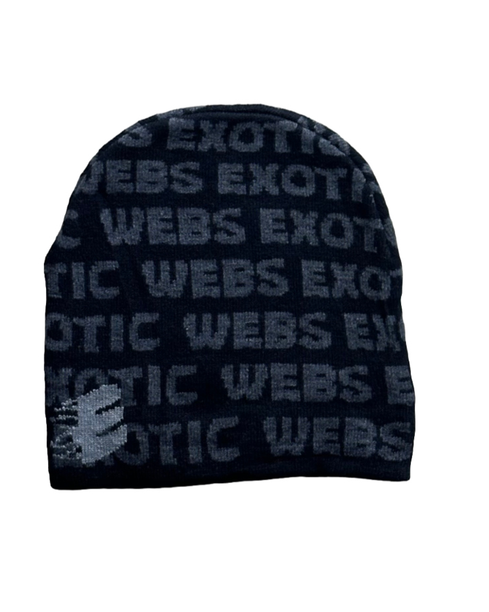 Black Exotic Beanie