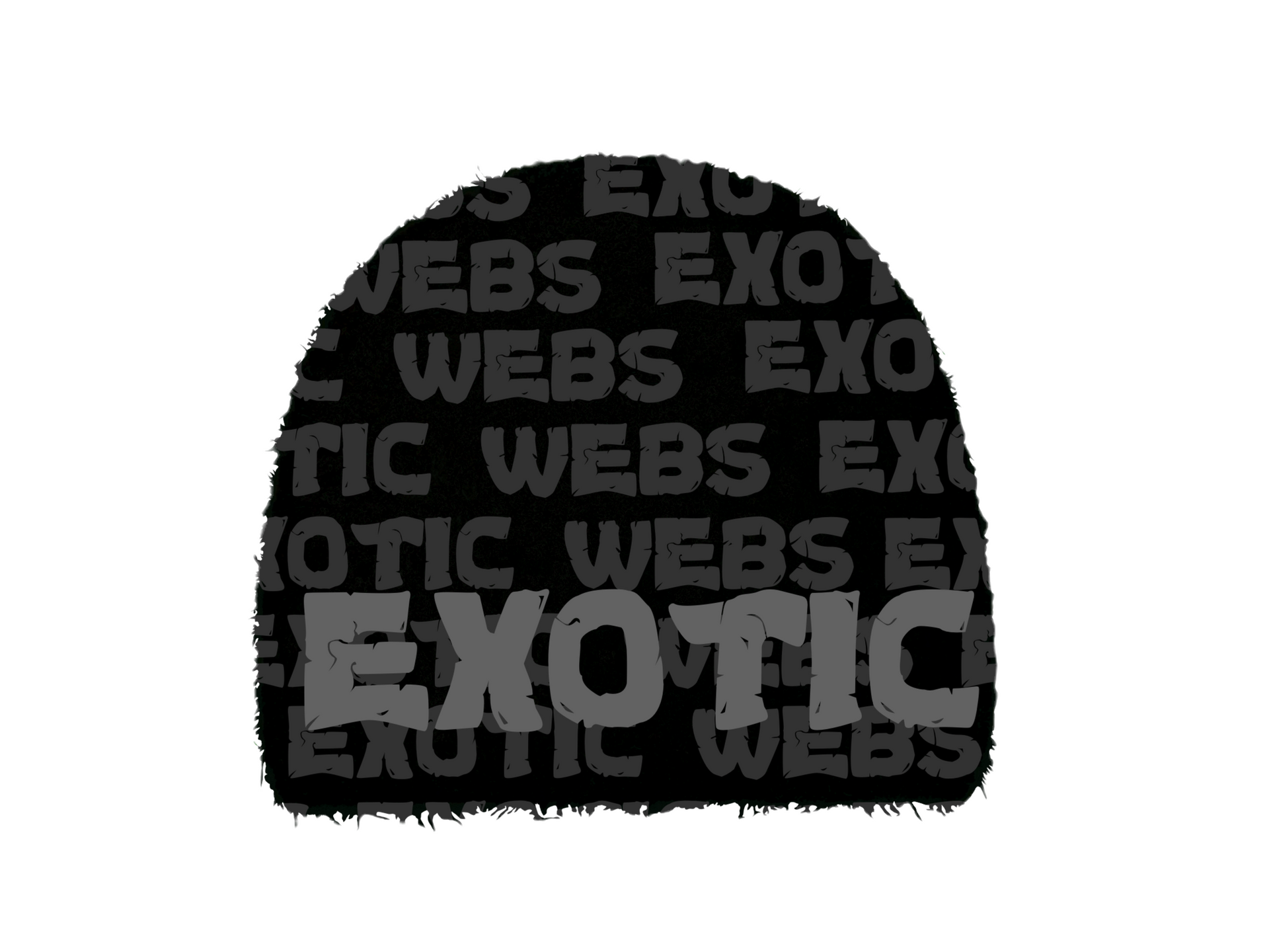 Black Exotic Beanie