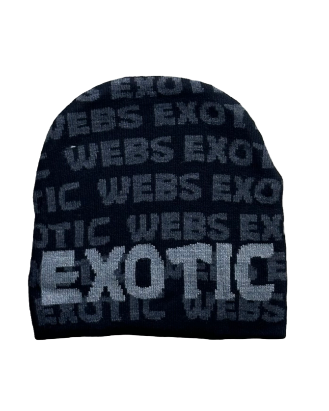 Black Exotic Beanie