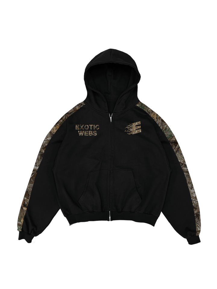 CAMO ZIP HOODIE