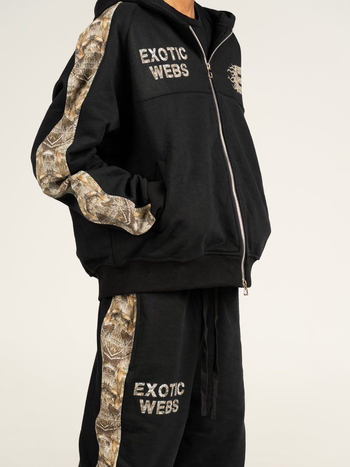 CAMO ZIP HOODIE