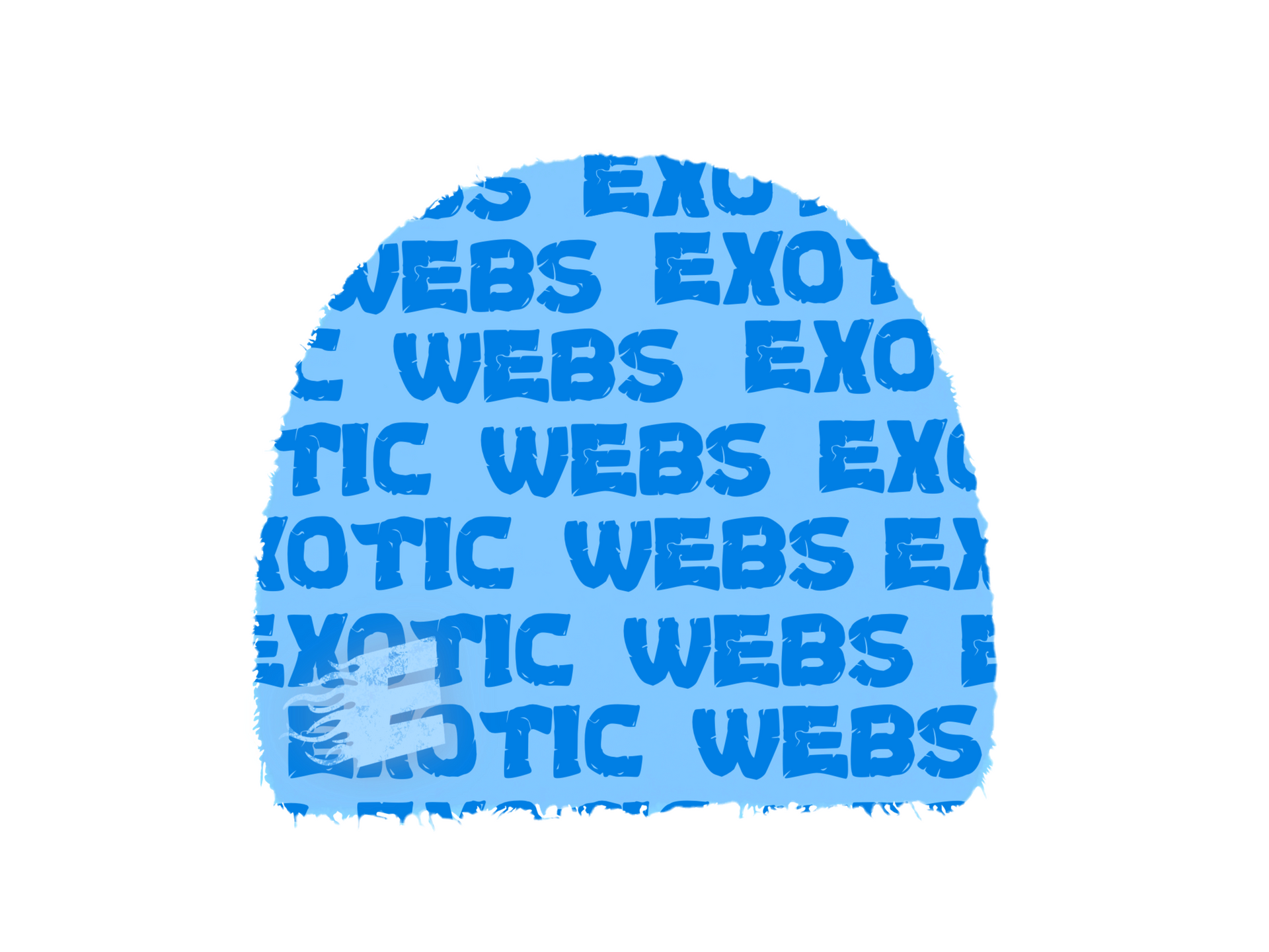 Blue Exotic Beanie